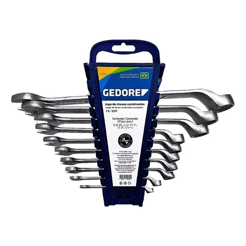 Jogo De Chave Combinada 6 A 22mm 10 Pcs 1b-10m Gedore